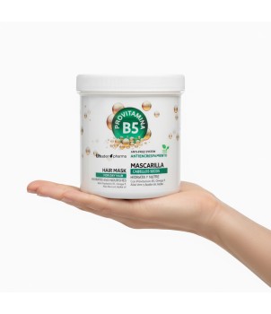 Mascarilla efecto anti-frizz Provitamina B5, Omega 9, Aloe Vera y aceite de Jojoba